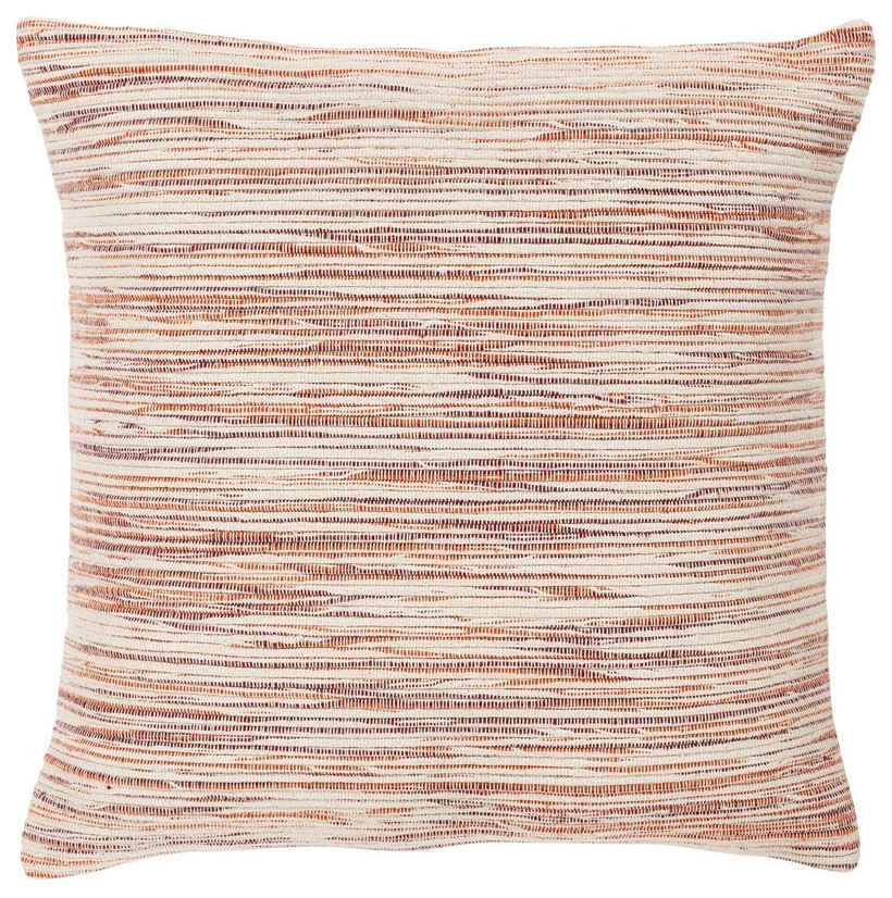 Surya Zuma ZMA001 18x18" Square Global Cotton Pillow Cover in Beige