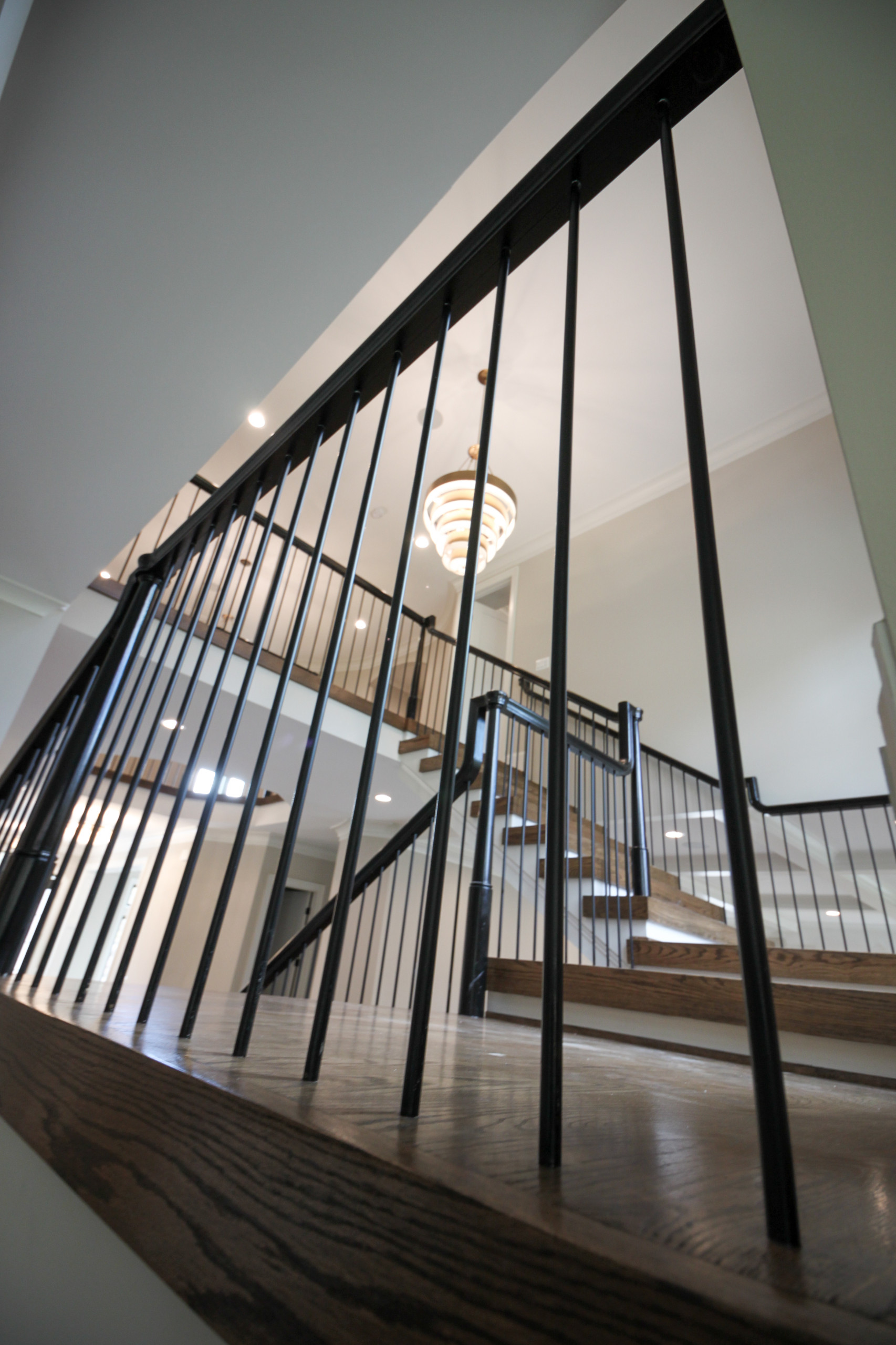 89_Eclectic and Edgy Staircase in French Contemporary Residence, McLean VA 2210