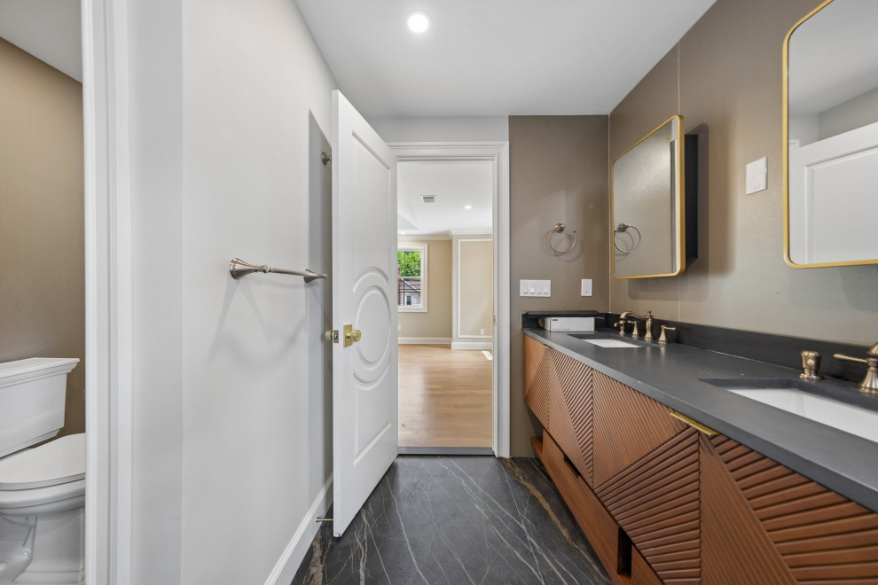 Primary Bath with Double Vanity in Teaneck, NJ