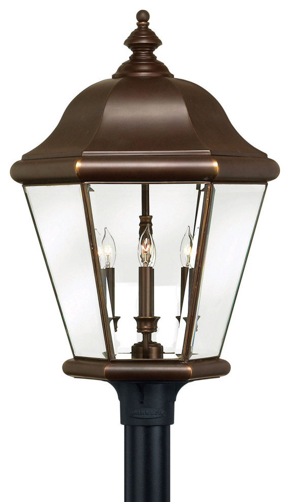 Hinkley Lighting H2407 Clifton Park 4 Light 26.5" Tall Post Light - Copper