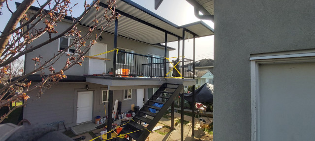 East 64 Ave Covered Deck Installation coastal-deck