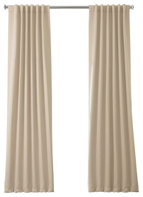 Eggnog Blackout Curtain Set Of 2 Contemporary Curtains By
