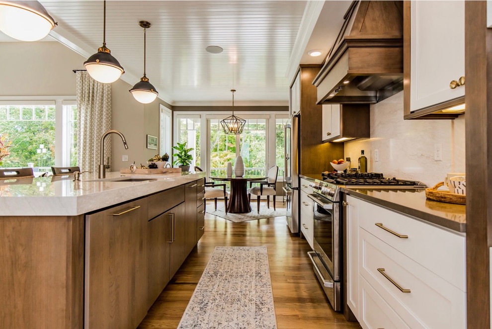 Jamesville Transitional Transitional Kitchen New York by mary schalk design