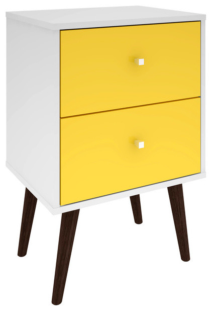 Liberty Mid Century Modern Nightstand 2 0 Midcentury Nightstands Liberty Mid Century Modern Nightstand 2 0 Midcentury Nightstands And Bedside Tables By Manhattan Comfort