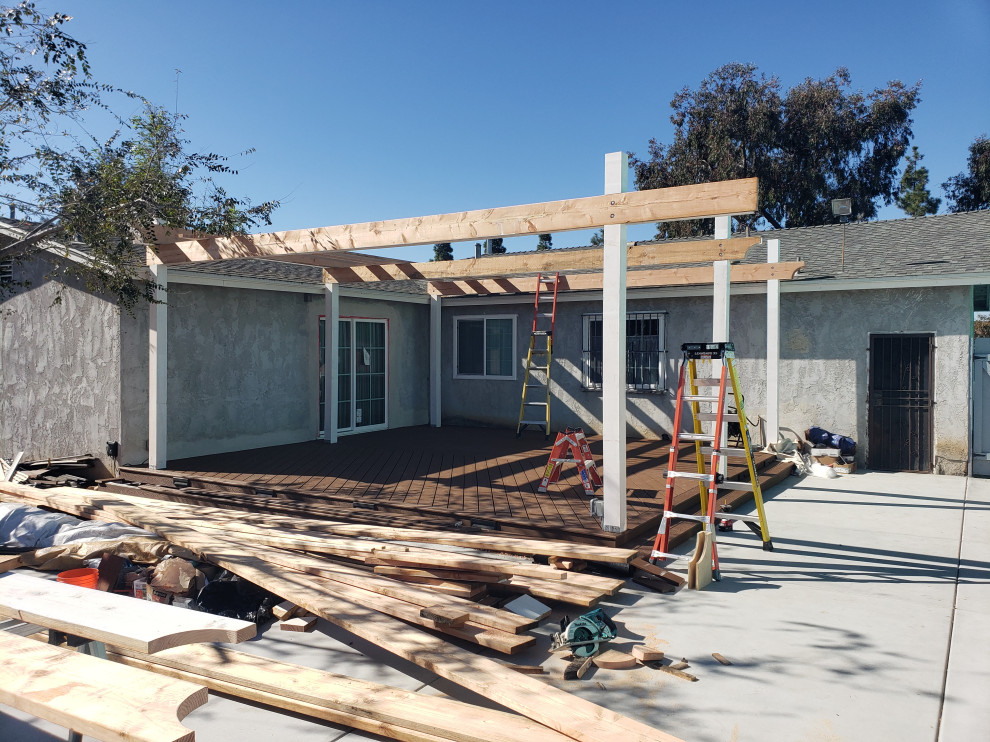 Custom Pergola & Deck Installation / Bathroom Renovation