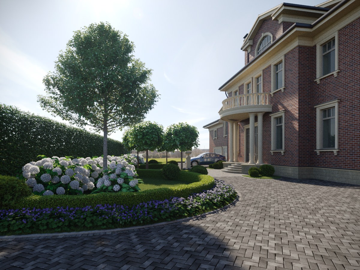 Сад в английском стиле