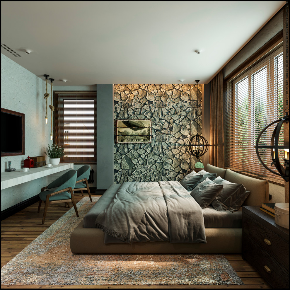 Дизайн апарт комплекса/гостиницы в стиле шале 250 м2