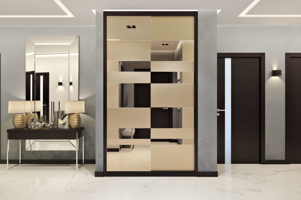 Современный дизайн просторной квартиры