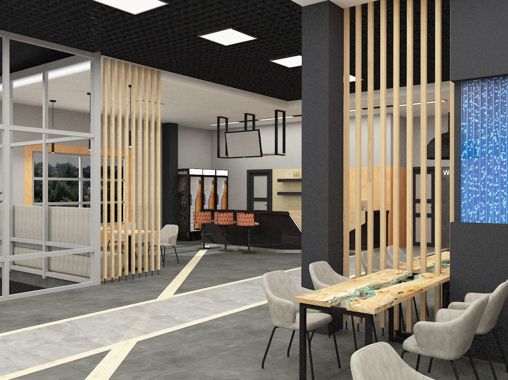 Проект кафе автомойки