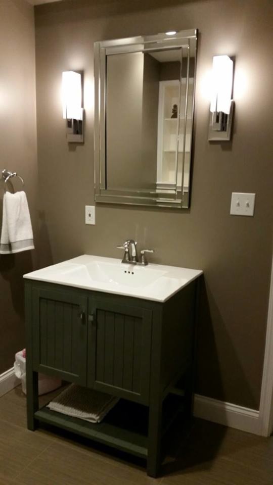 Basement Bathroom: From Concrete to a Beautiful Full Bath