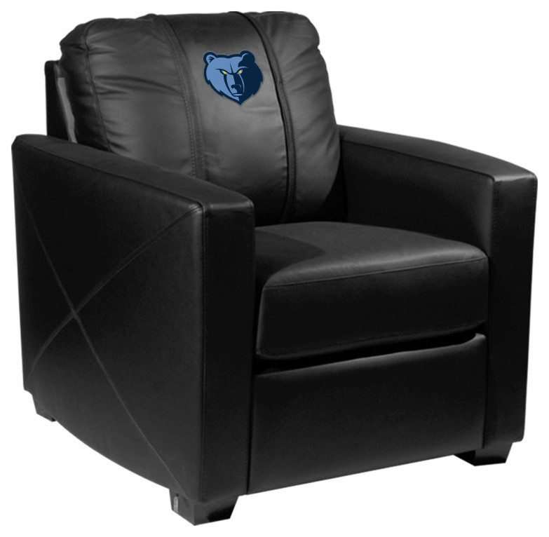 Memphis Grizzlies Primary Stationary Club Chair Commercial Grade Fabric
