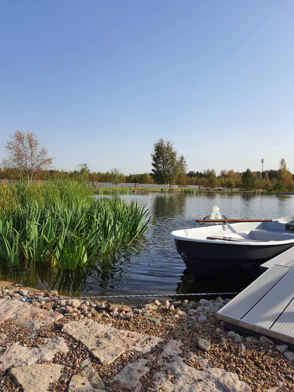 Декоративный водоём в п. Репино (Лен. обл.)