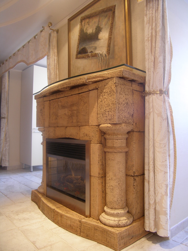 Камин, керамика.