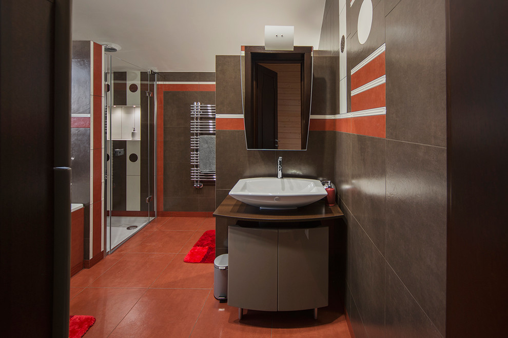 Дом из бруса в поселке Гавриково. Санузлы.