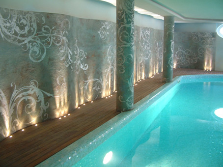 Piscine eklektisk-pool