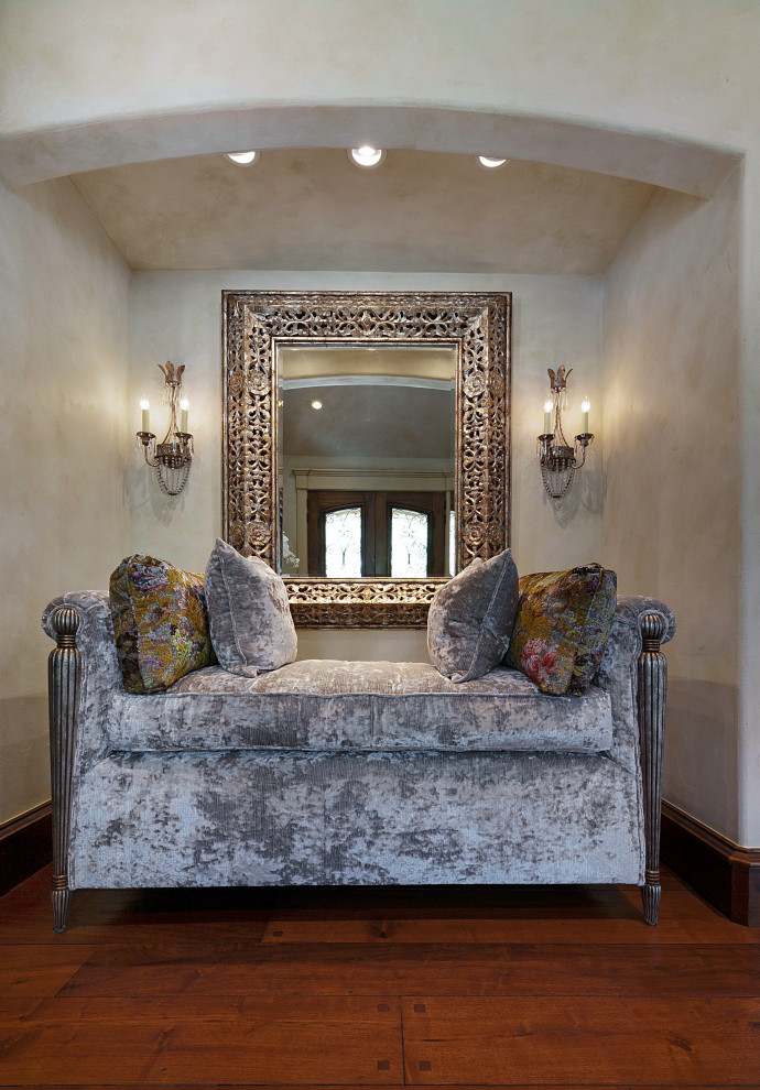 Example of a transitional home design design in San Francisco