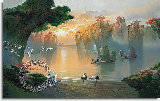 Secret Lagoon Wall Mural