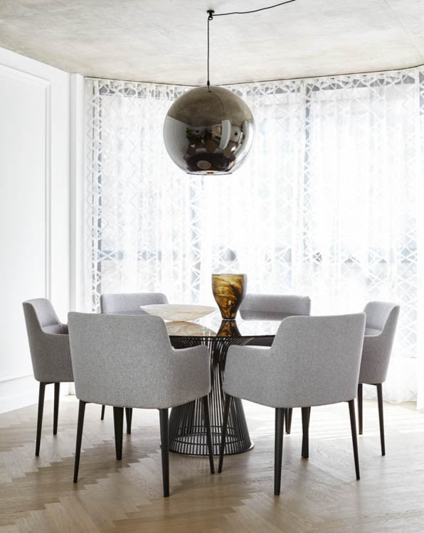 Inspiration for a contemporary dining room in Toronto.
