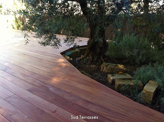 Nos r&eacute;alisations de terrasses en bois contemporary-deck