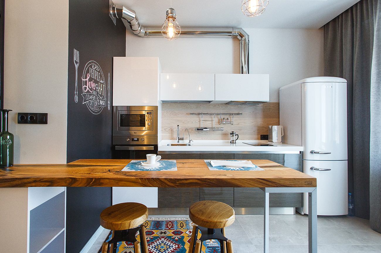 Квартира в стиле Loft для молодого холостяка