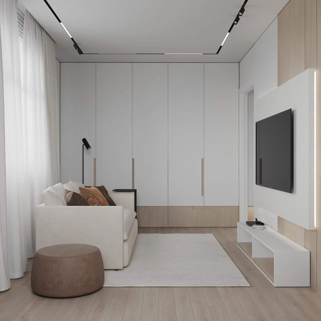 Дизайн-проект двухкомнатной квартиры для семейной пары