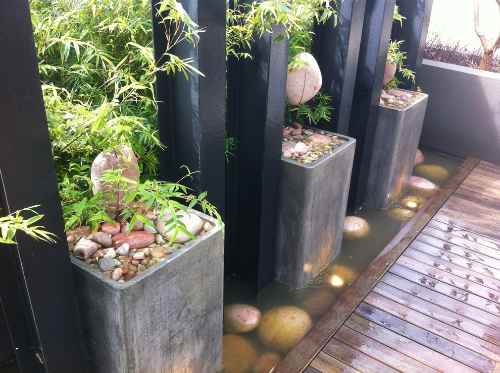 Inspiration for a contemporary garden in Perth.