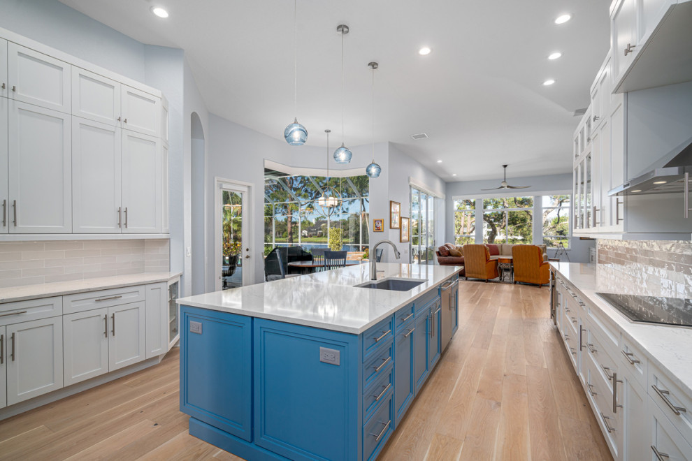 Kitchen - transitional kitchen idea in Miami