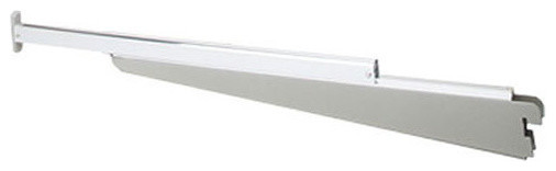 Freedom Rail Sliding Clothes Valet Rod White Contemporary