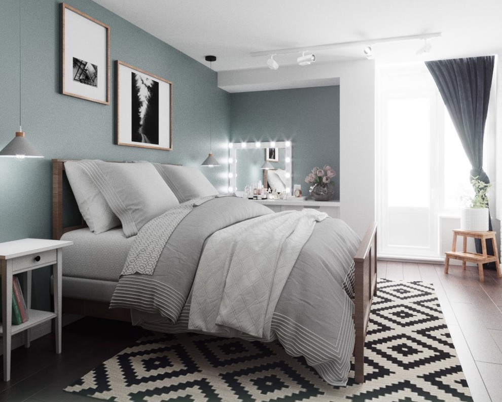 Спальня в скандинавском стиле