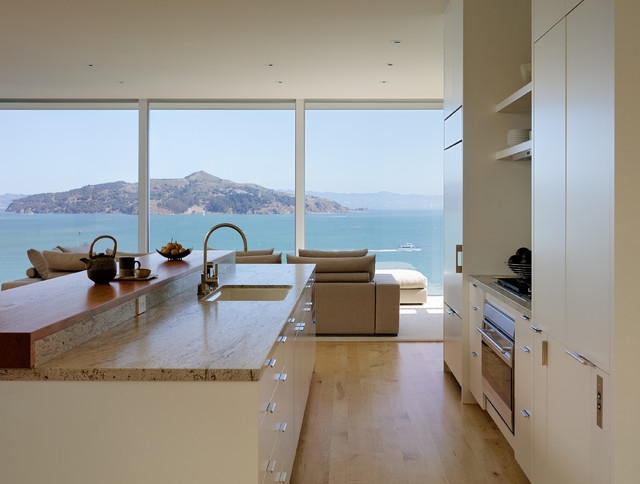 Sausalito Hillside Remodel contemporary-koek