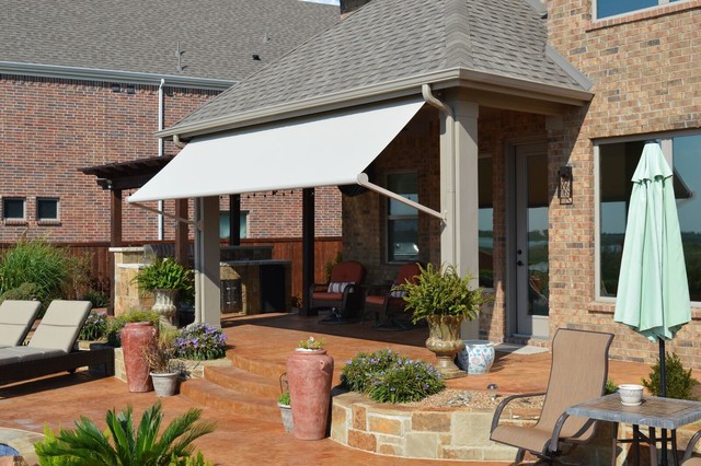 Custom Patio Drop Shades 2n1 Design Traditional