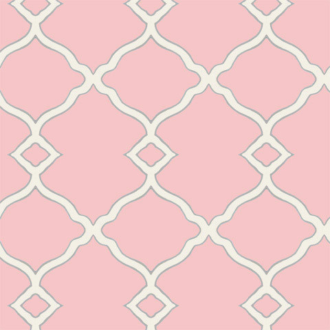 Moorish Pink Shelf Paper Drawer Liner Contemporary Drawer