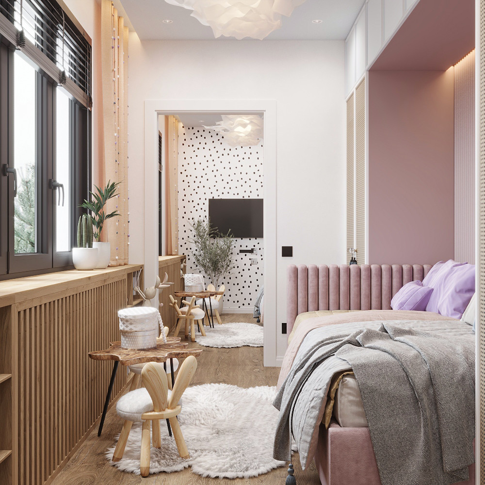 Детская комната с/т Фестивальное, Курская область.