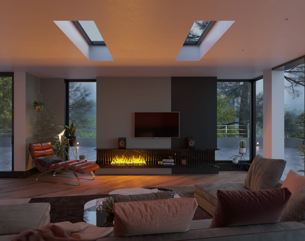 Дом на склоне. Гостиная