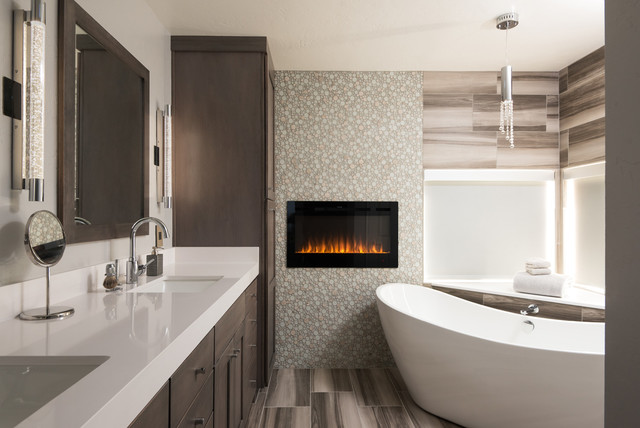 Stunning Alpine Kitchen Master Bath Remodel Contemporary