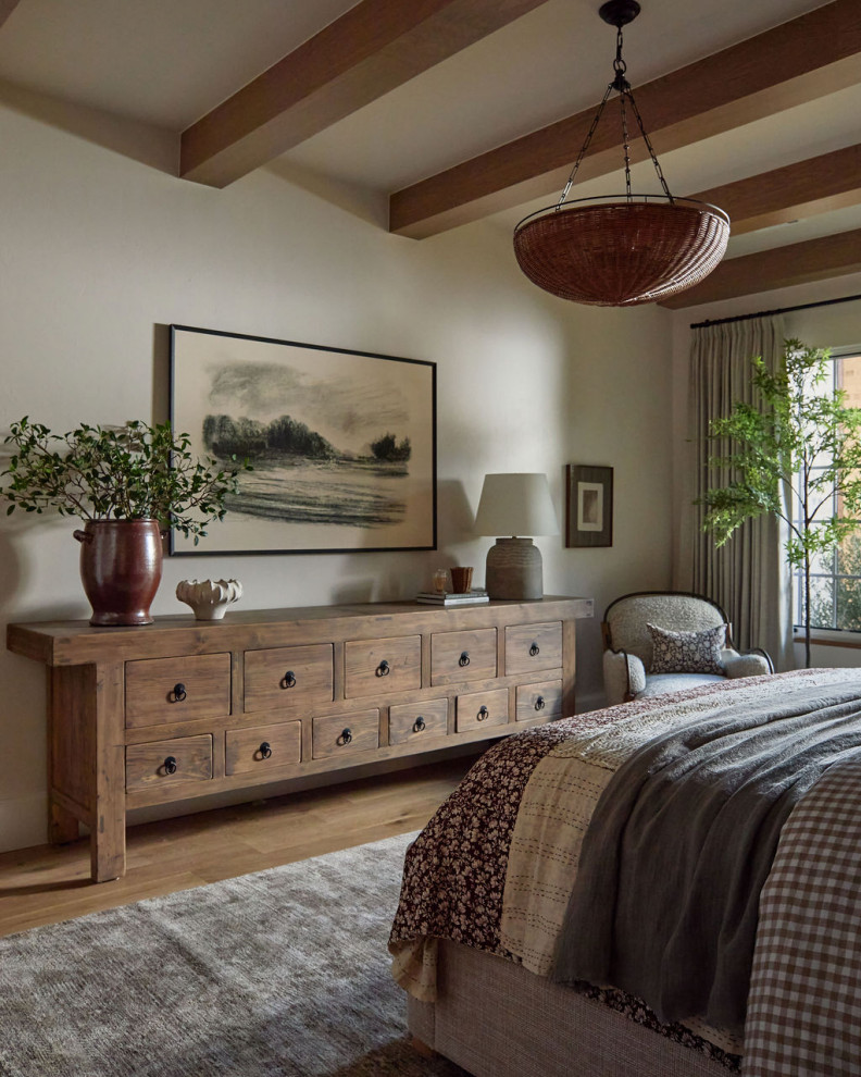 Country bedroom photo in Oklahoma City