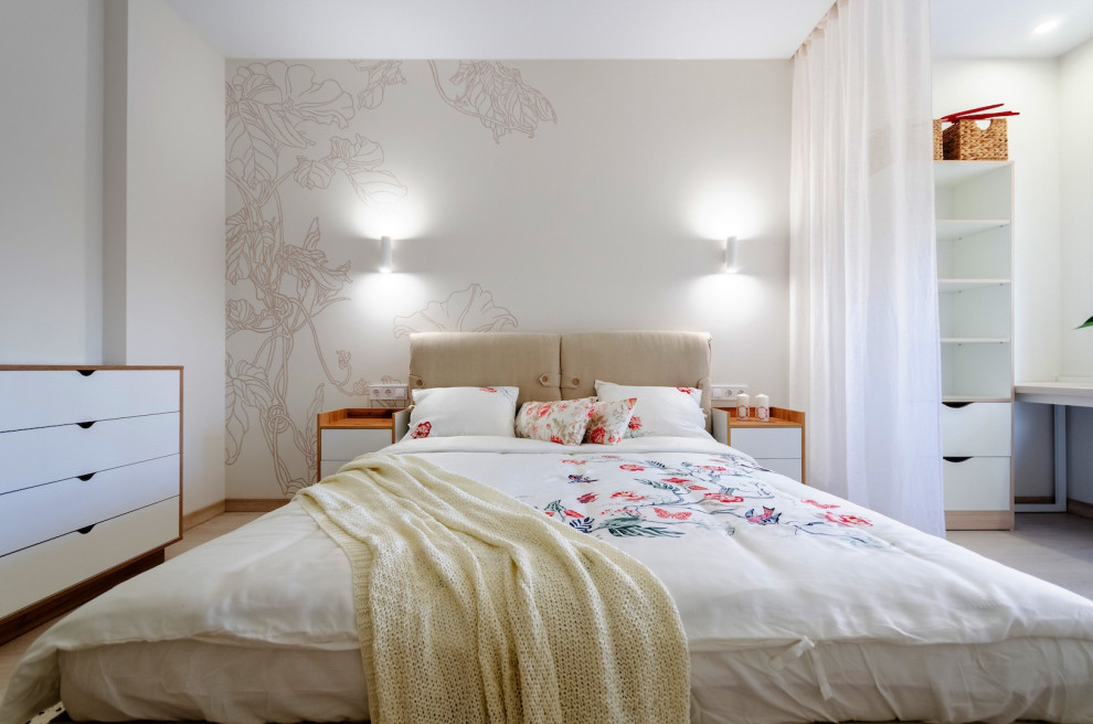 Легкий, расслабляющий интерьер в светлых тонах