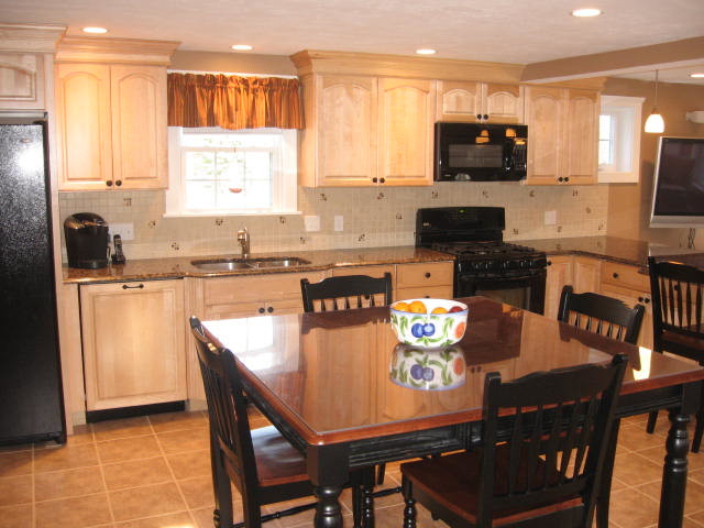 Kitchen - rustic kitchen idea in Boston