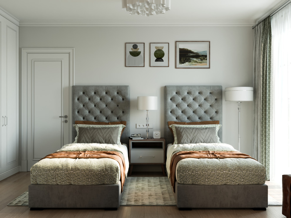 Интерьер квартиры на Туристской ул. - "Springflat" (57,8 кв.м.)