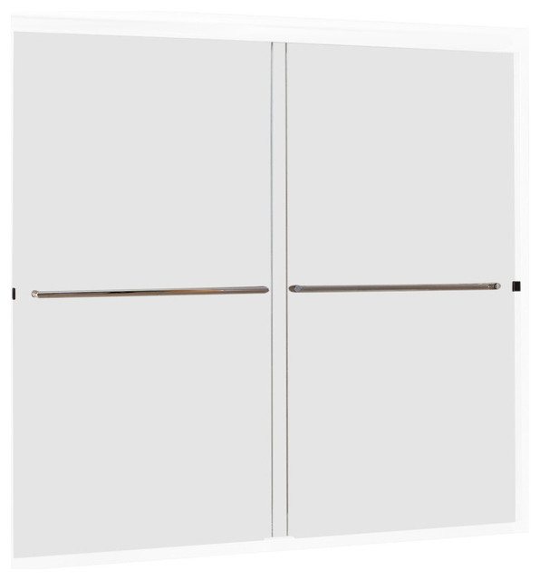 Cove Frameless Sliding Shower Door Brushed Nickel Rain Glass 46 Cove Frameless Sliding Shower Door Brushed Nickel Rain Glass 48 X72