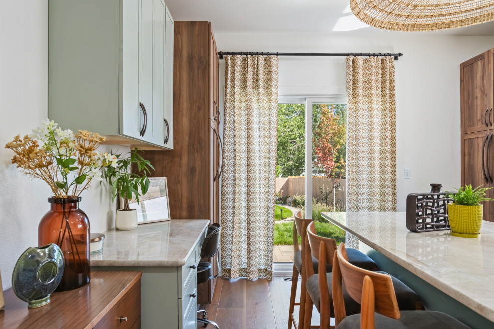 Calming Sage Green Kitchen