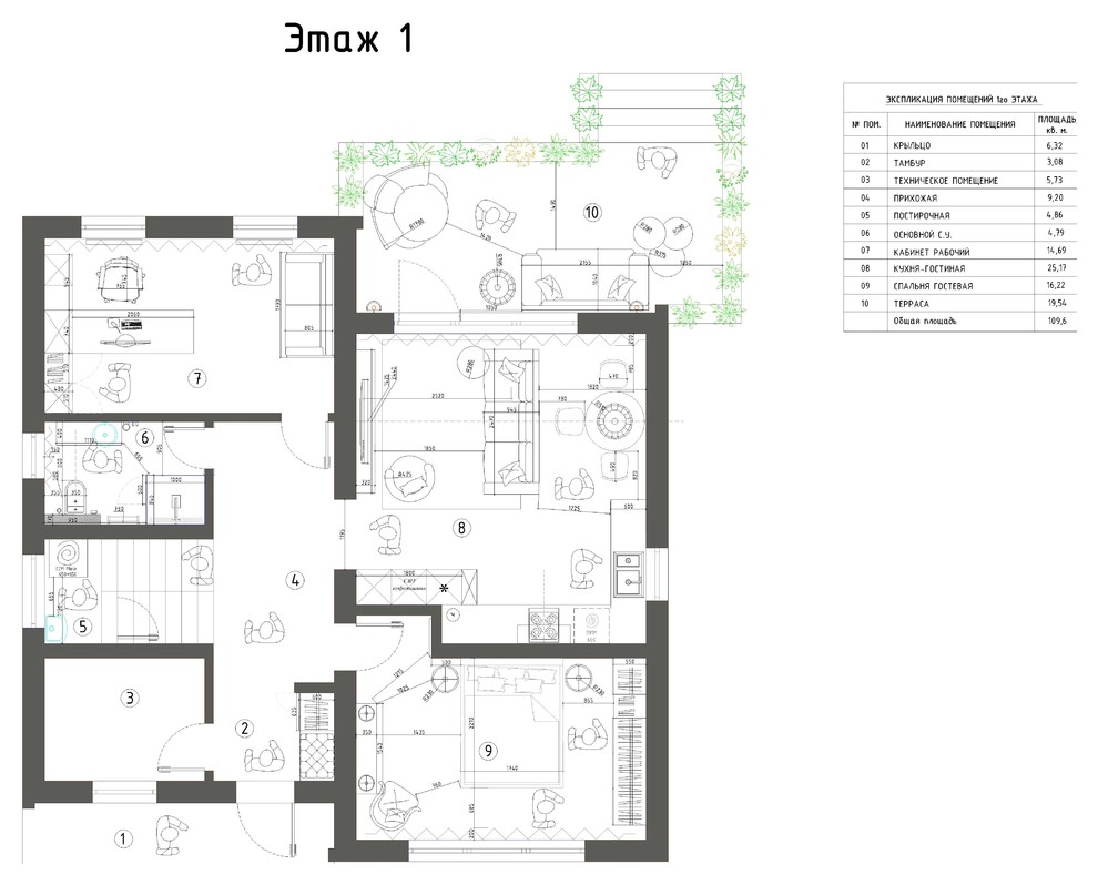 Дизайн проект "Дом за 100 дней"  #домза100дней