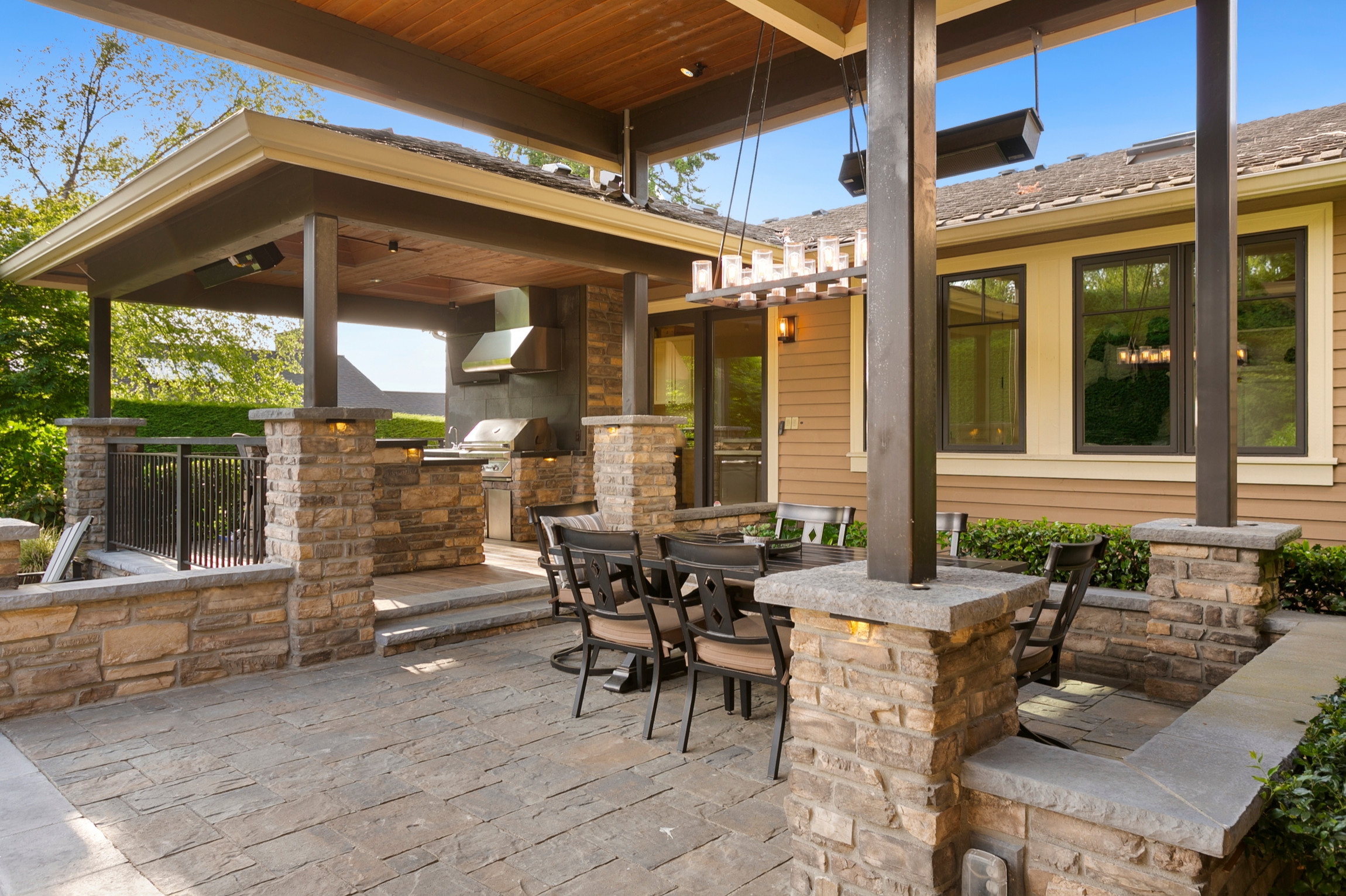 Yarrow Point Triple Roof Outdoor Living