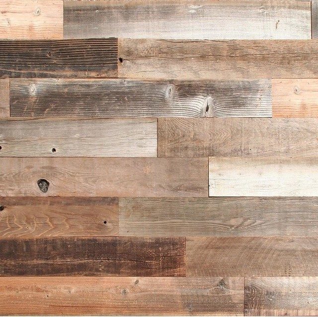 California Coastal 5" Reclaimed Wood Panels Farmhouse Wall Panels