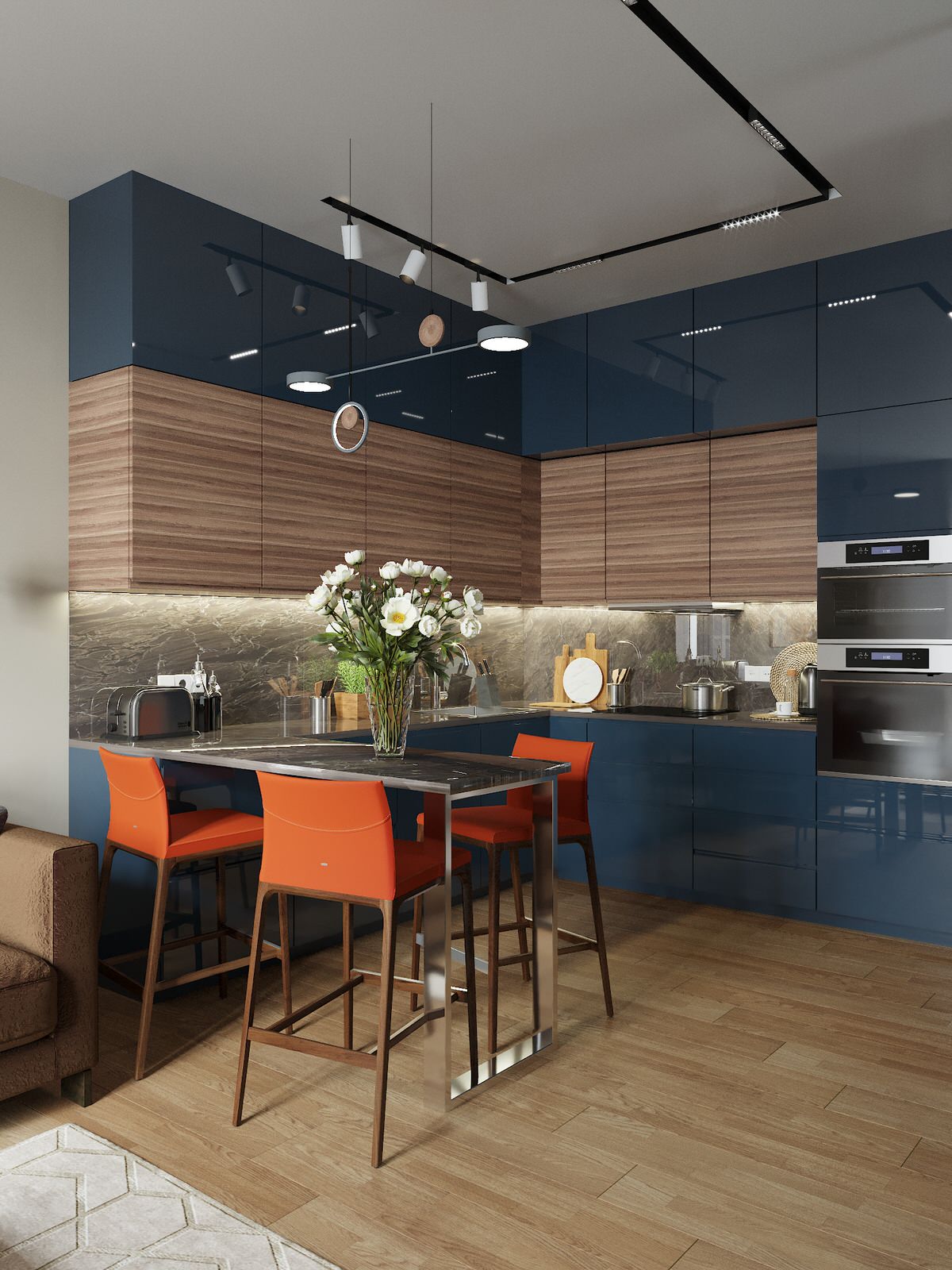 Визуализация интерьера квартиры в ЖК Символ г.Москва