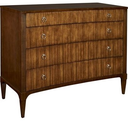 Artisan Curved Front Chest, Mahogany