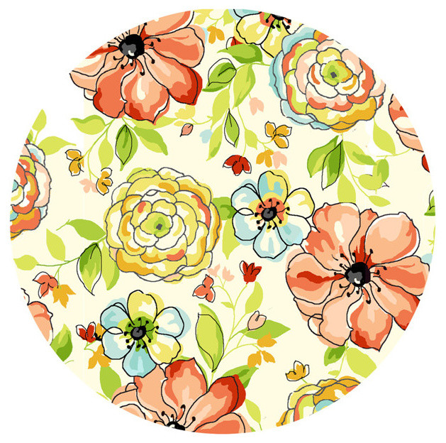 Sonesta 2039 Sand Floral Splash Rug, 7'6