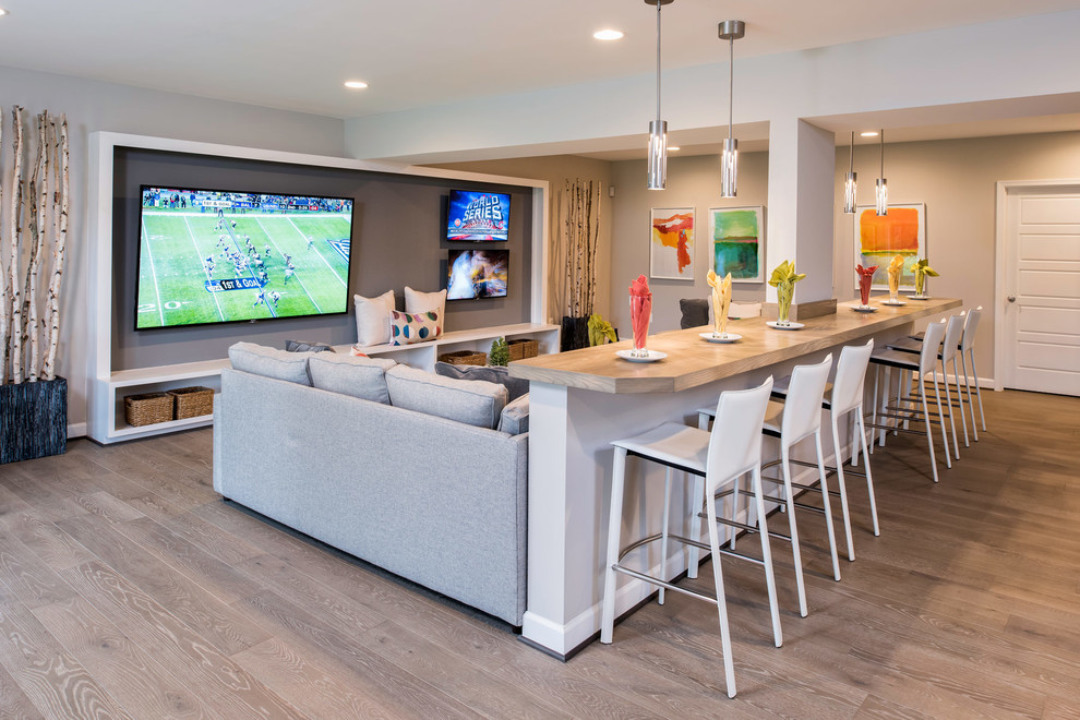Home design - transitional home design idea in Baltimore