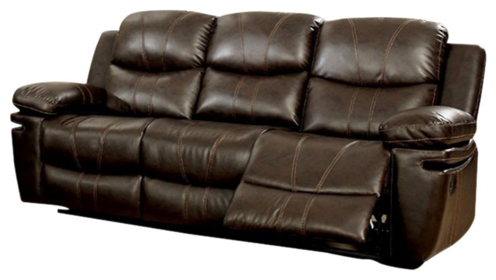 Listowel Upholstery Sofa, Brown Contemporary Sofas by