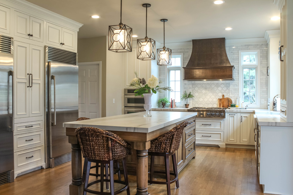 French Country Kitchen in Howell, MI - Mediterranean - Kitchen - Detroit - by Dream Kitchens